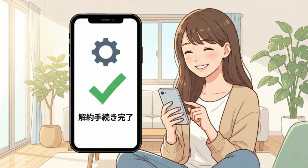 U-NEXT 解約方法 手続き イメージ
