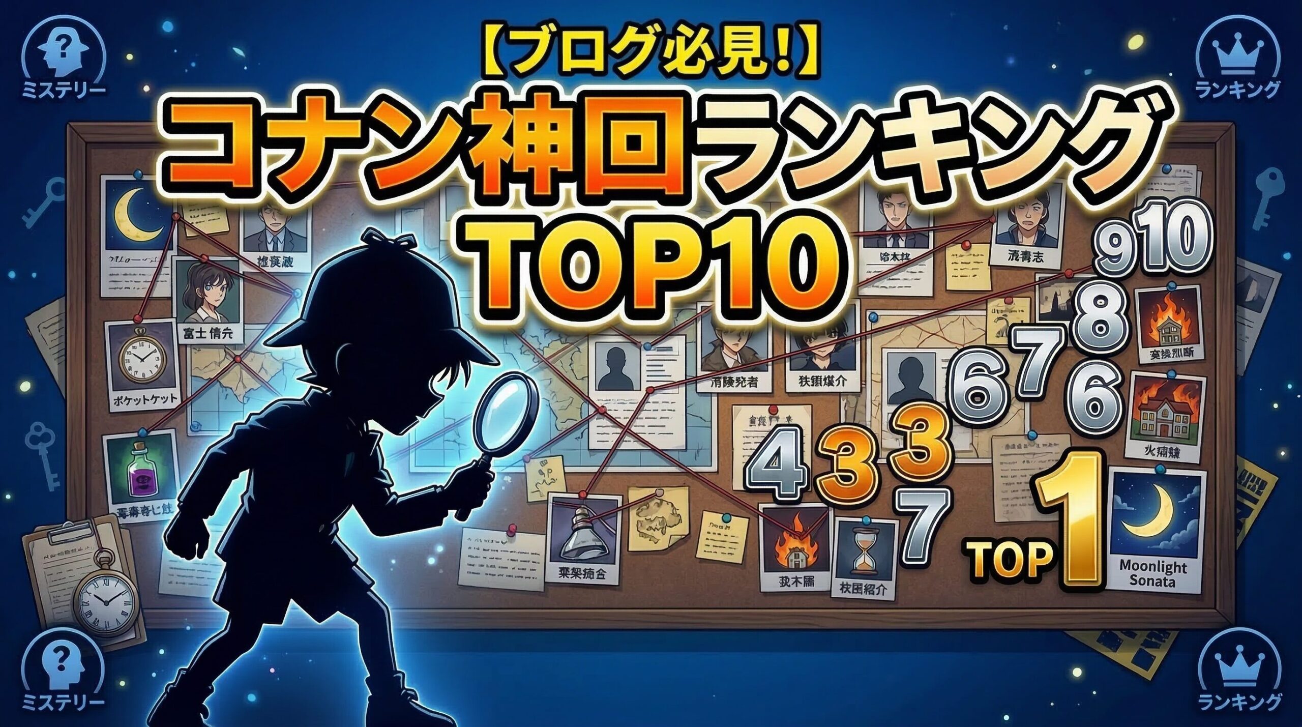 名探偵コナン神回ランキングTOP10のアイキャッチ画像