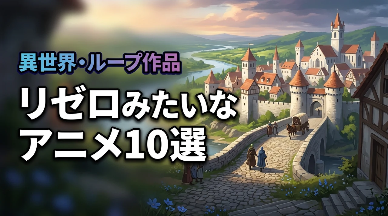 リゼロみたいなアニメ10選！Re:ゼロに似てる異世界・ループ作品を紹介