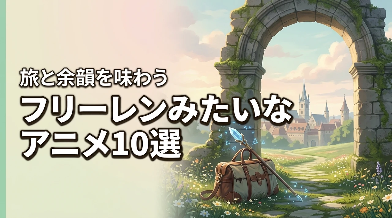 葬送のフリーレンみたいなアニメ10選！旅・余韻・ファンタジー好きにおすすめ