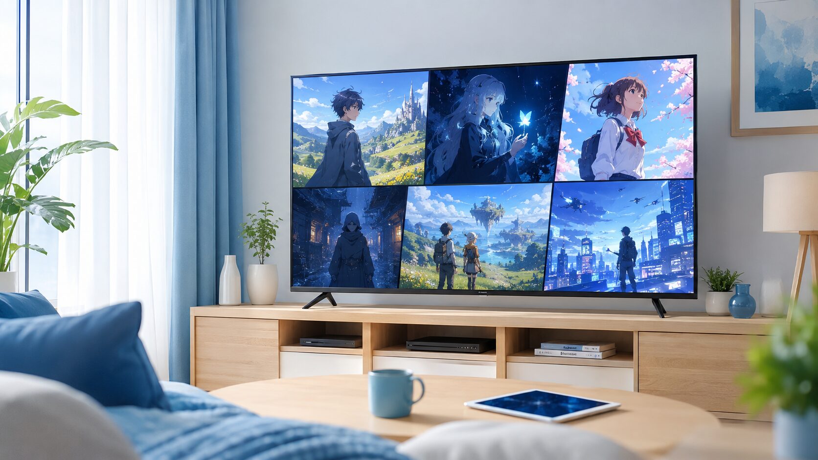 アニメや動画配信サービスを比較して選ぶイメージ画像